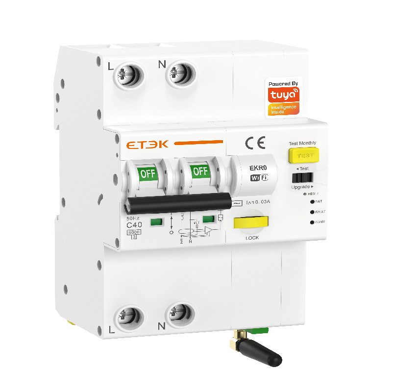 EKR0 2P Tuya Wifi Smart RCBO with Metering